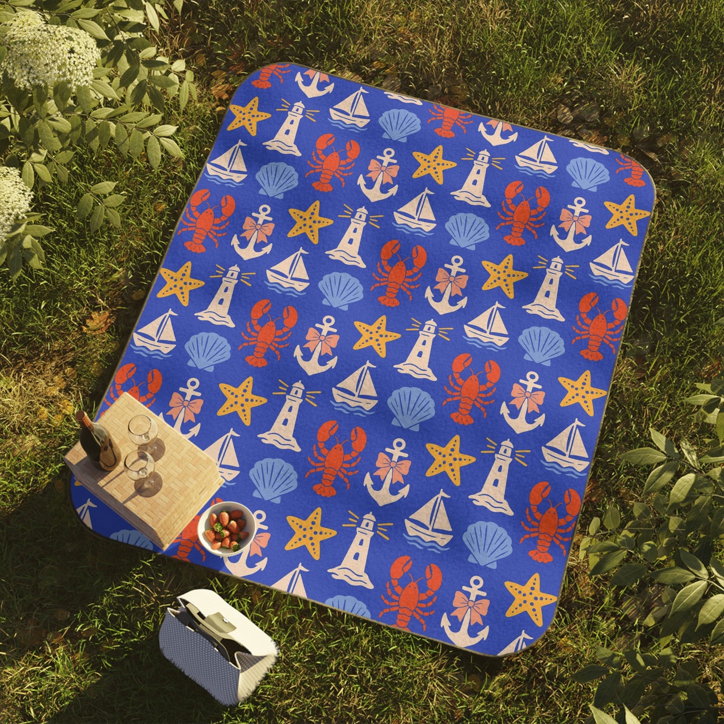 Nautical Picnic Blanket