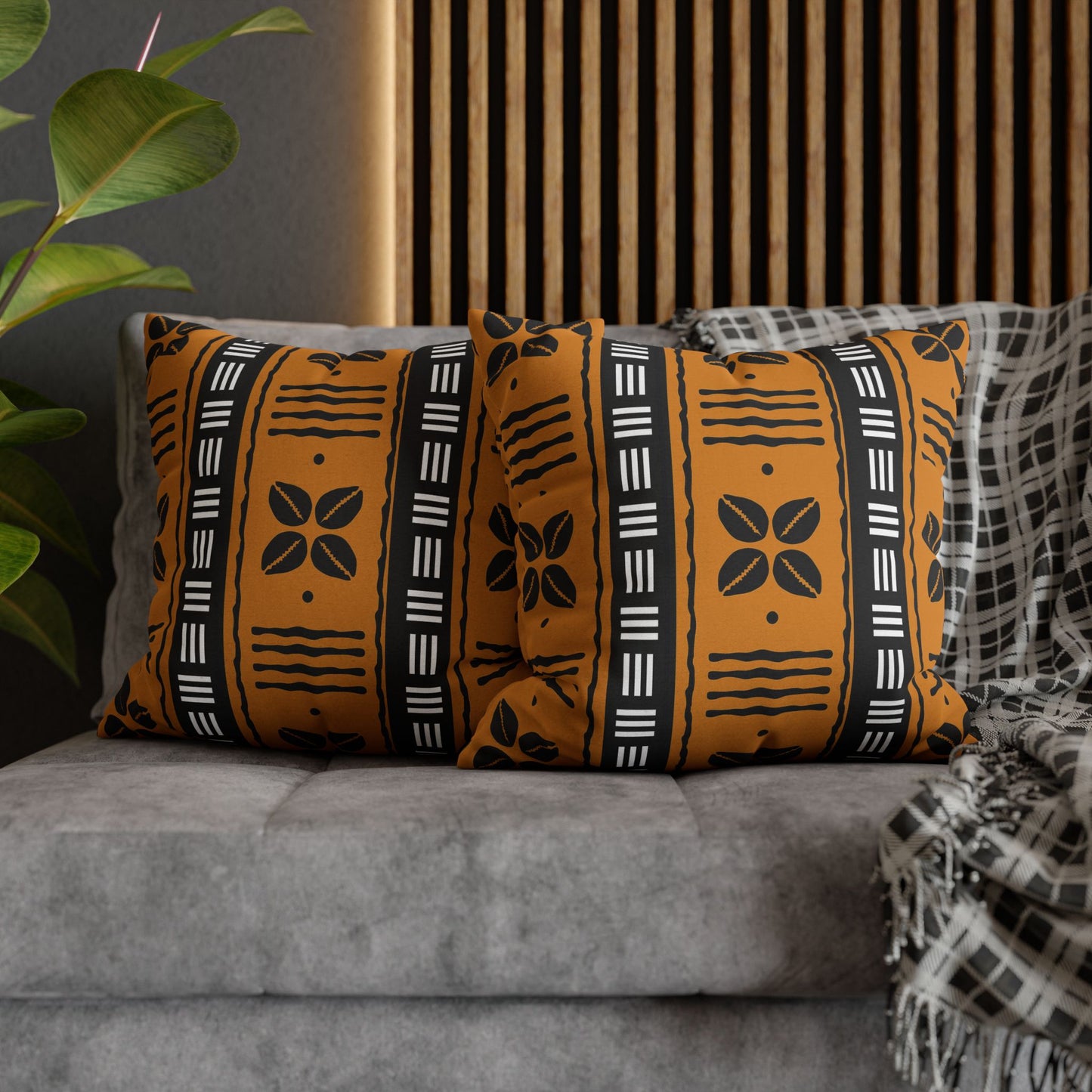 African Shells Pillow Cover