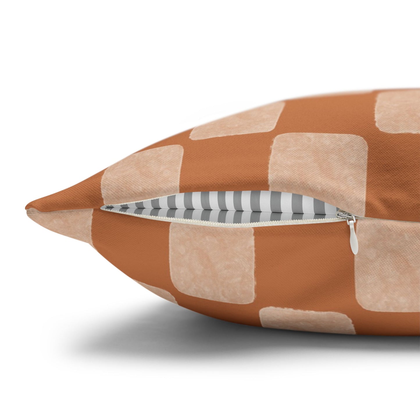 Retro Checkered Throw Pillow Cover