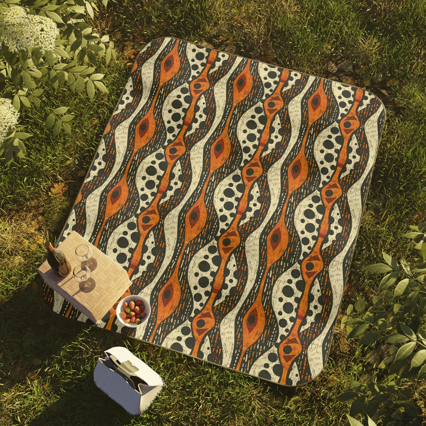 African Pattern Picnic Blanket
