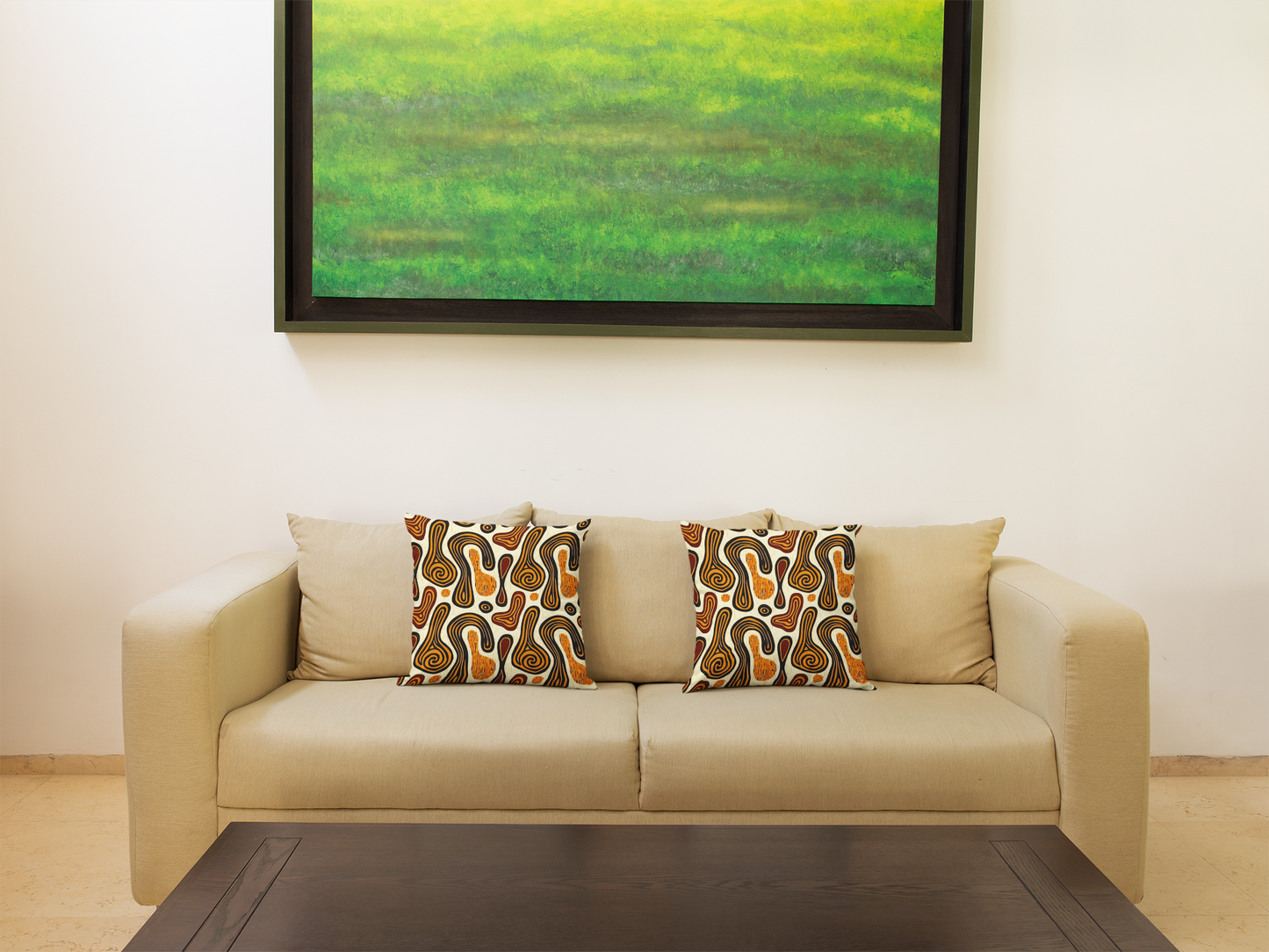 Tribal Art Pillow Cover