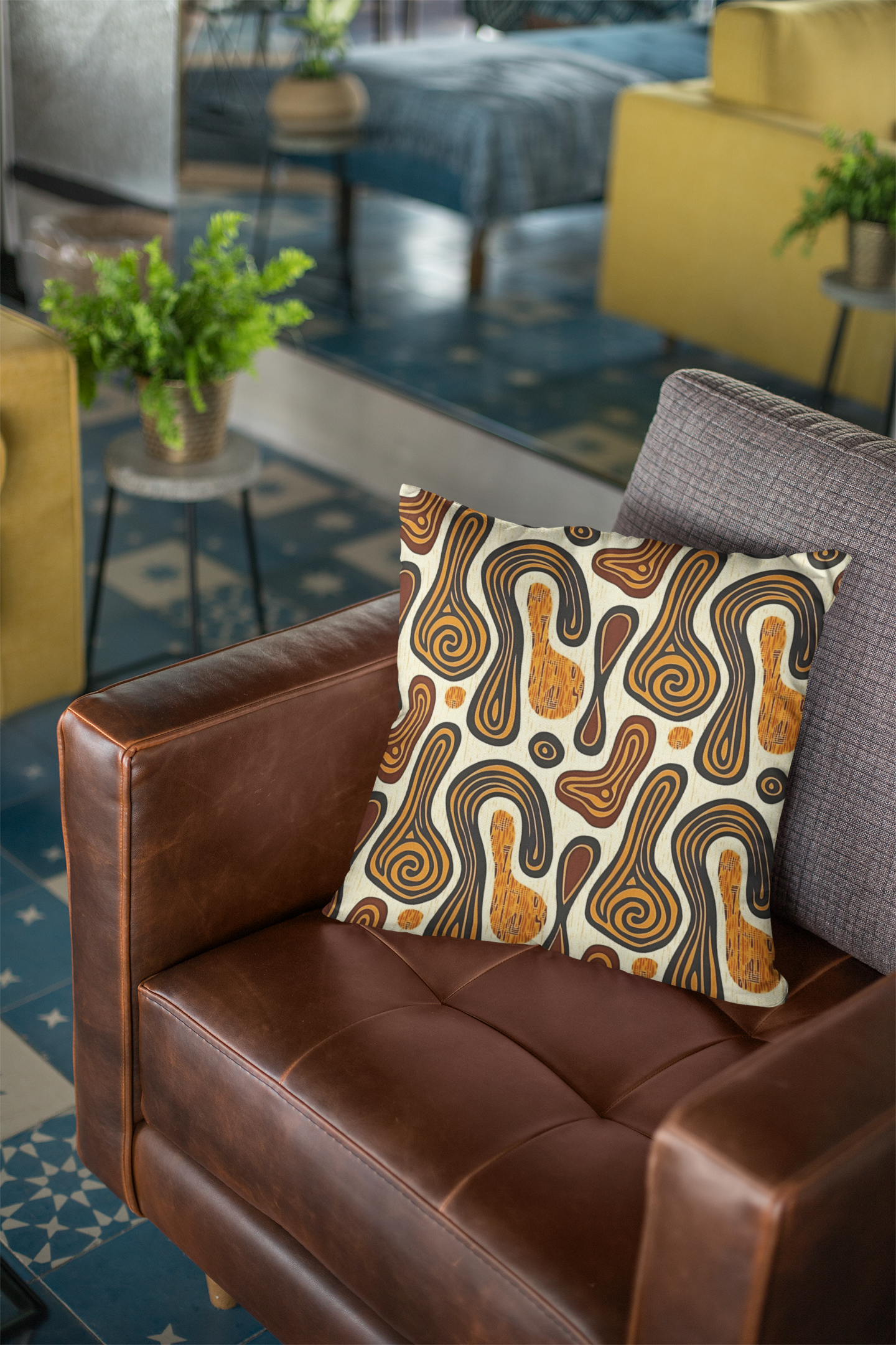 Tribal Art Pillow Cover