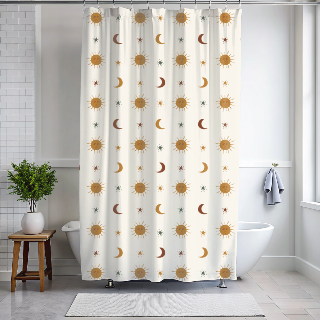 Celestial Shower Curtains