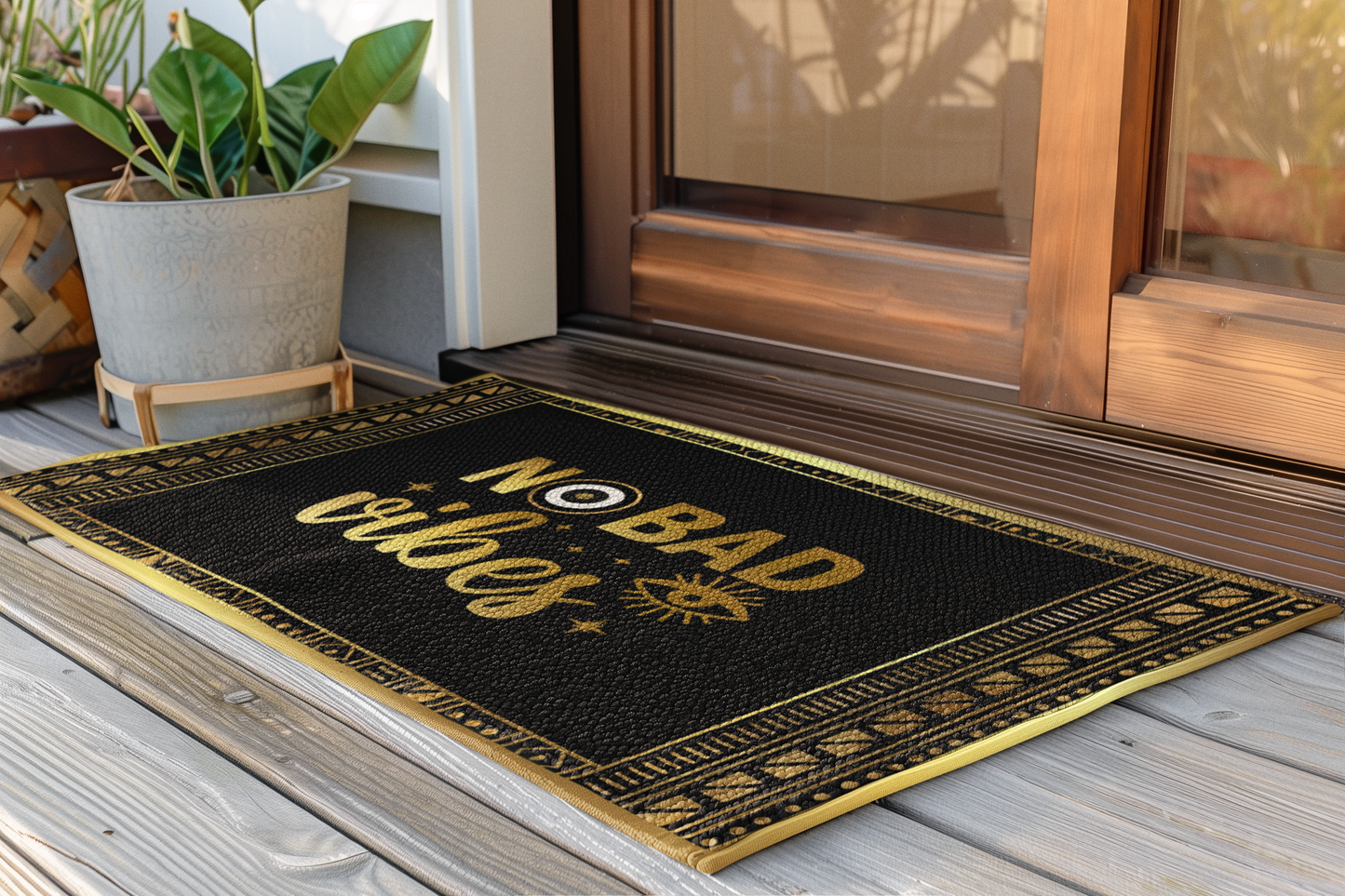 No Bad Vibes Doormat
