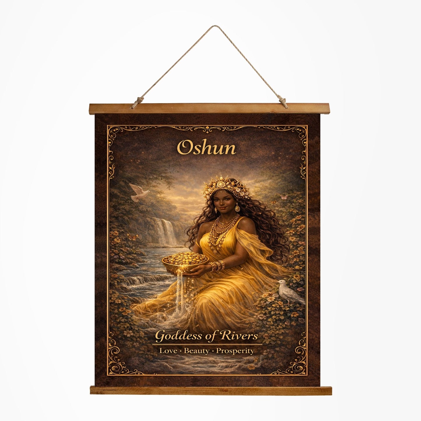 Oshun Goddess of Rivers Wall Tapestry