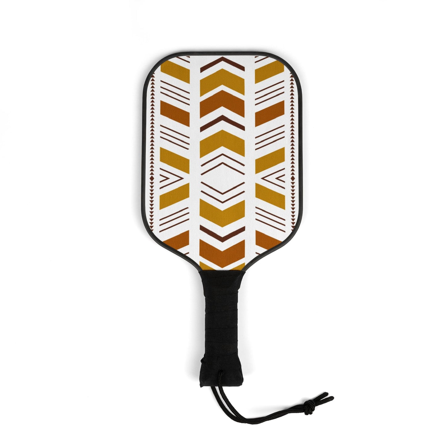 Mudcloth Print Pickleball Paddle Set