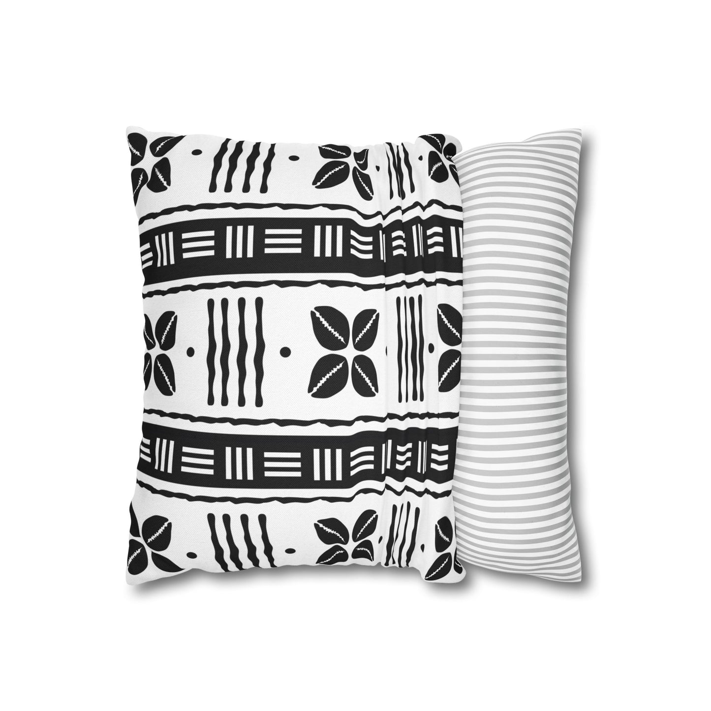 African Shells Pillow Cover-White