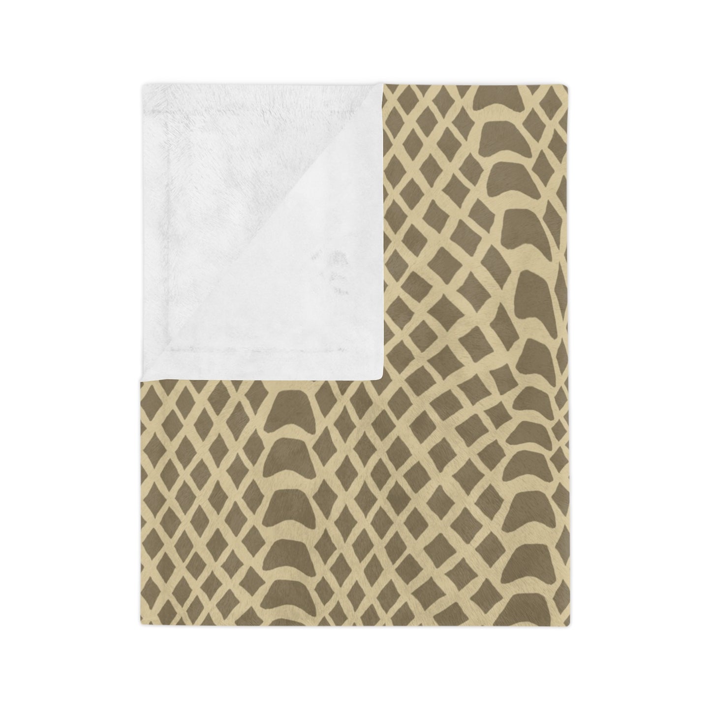 Snake Skin Print Throw Blanket