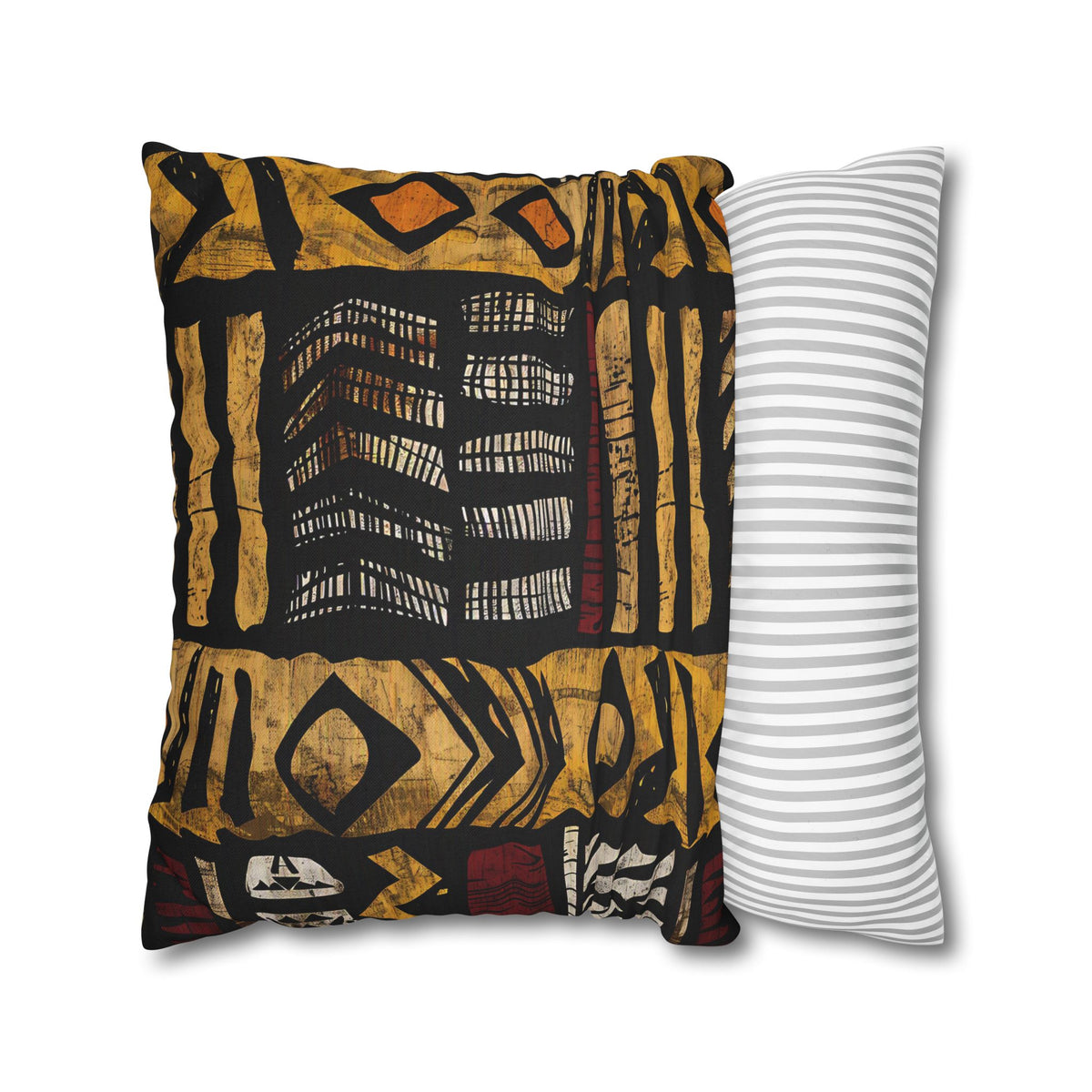 African Tribal Art Pillow Cover