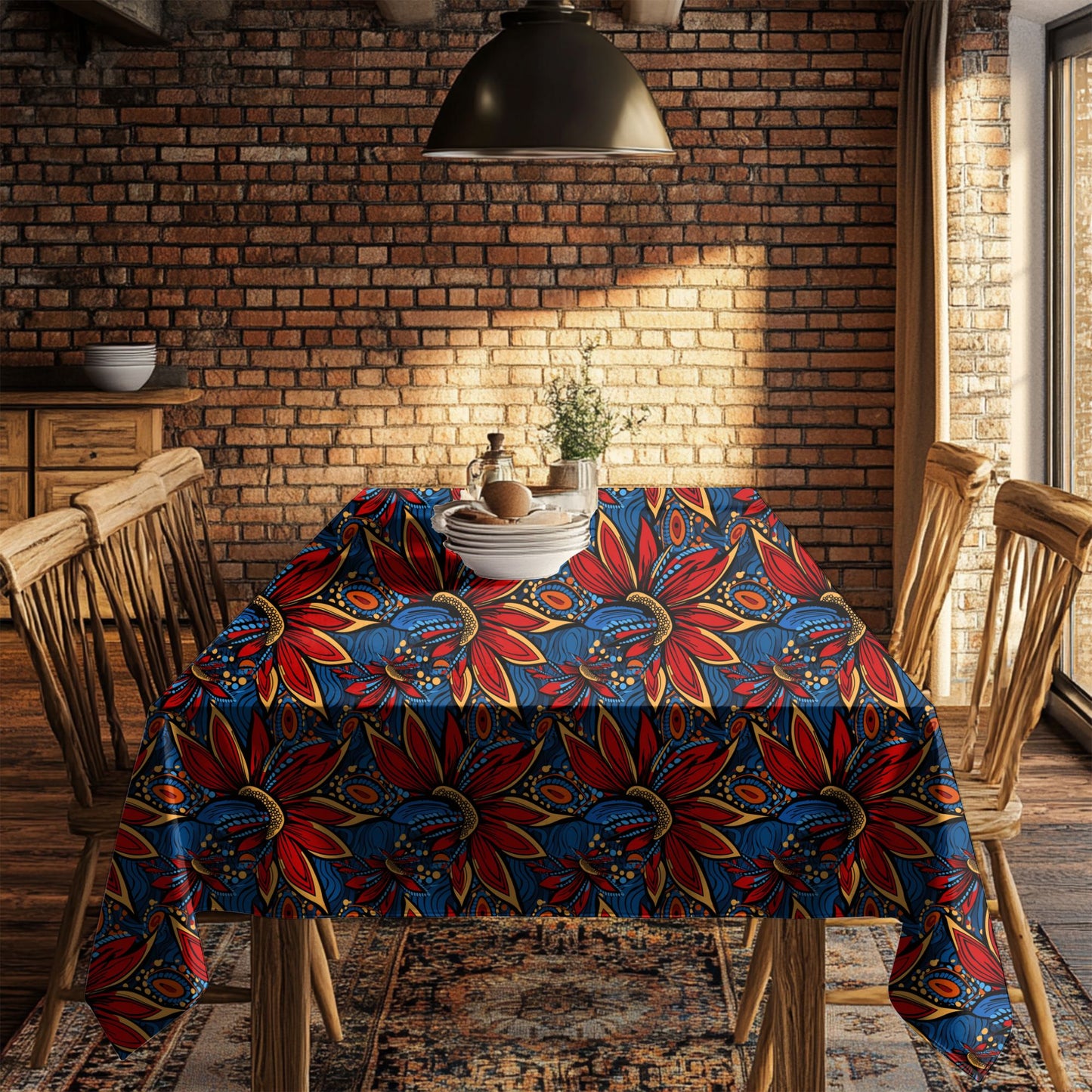 African Mudcloth Tablecloth