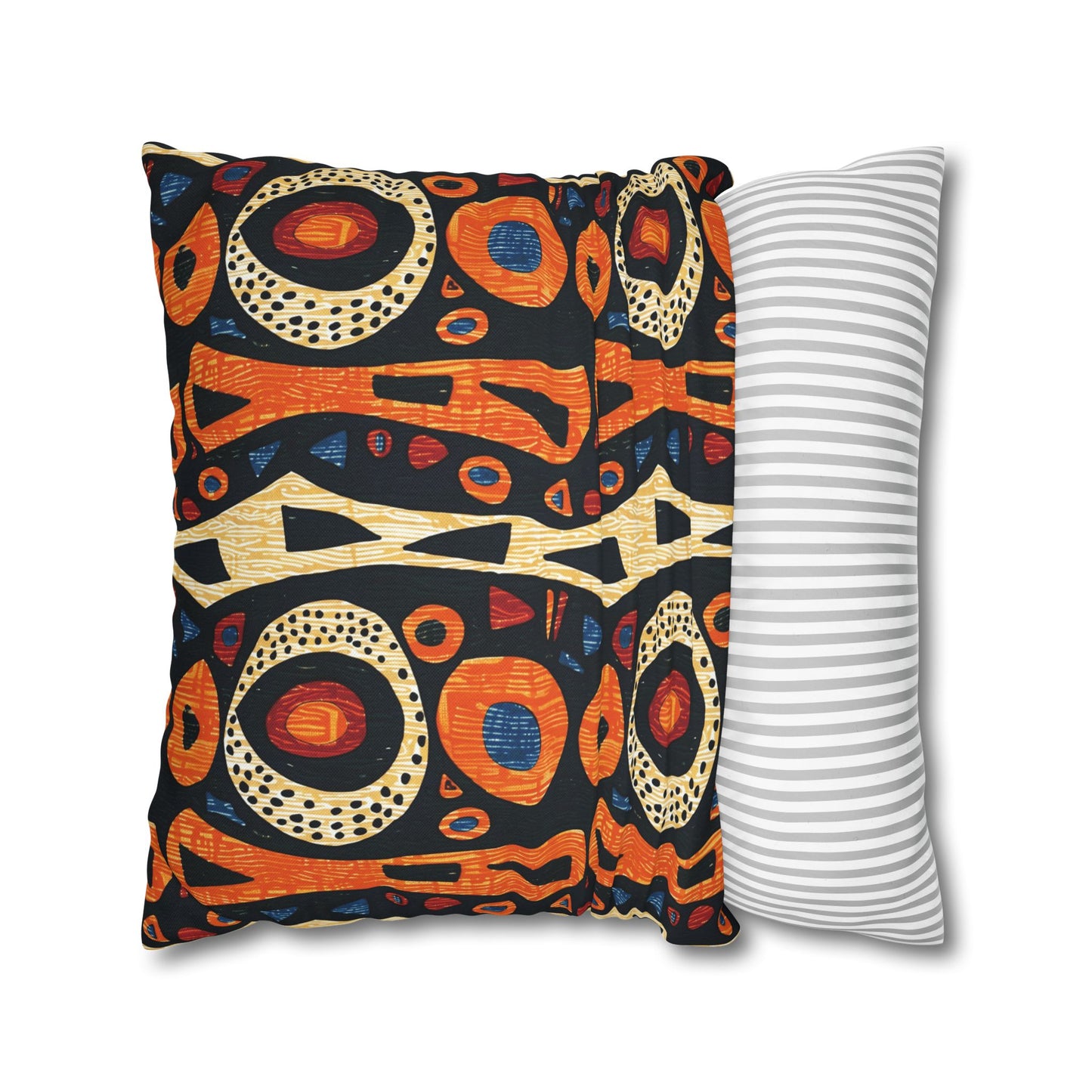 African Tribal Throw Pillow Cover-Sanktuari Decor
