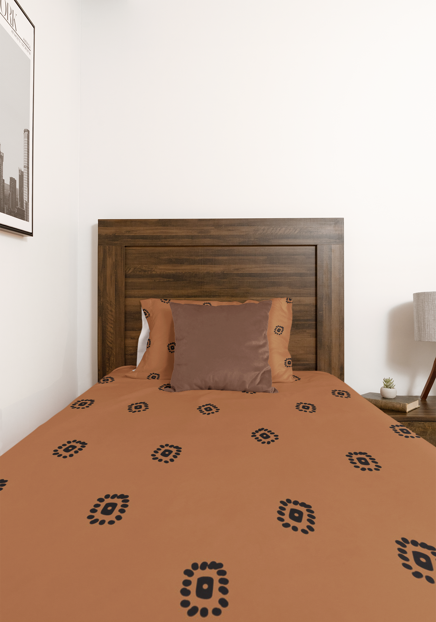 African Wax Print Duvet Cover-Sanktuari Decor