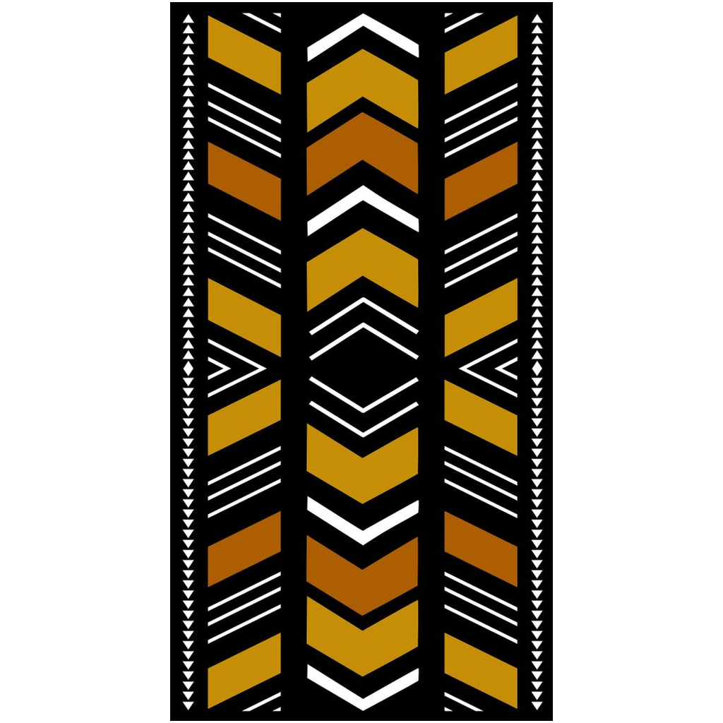 Bogolan Mudcloth Blackout Curtains