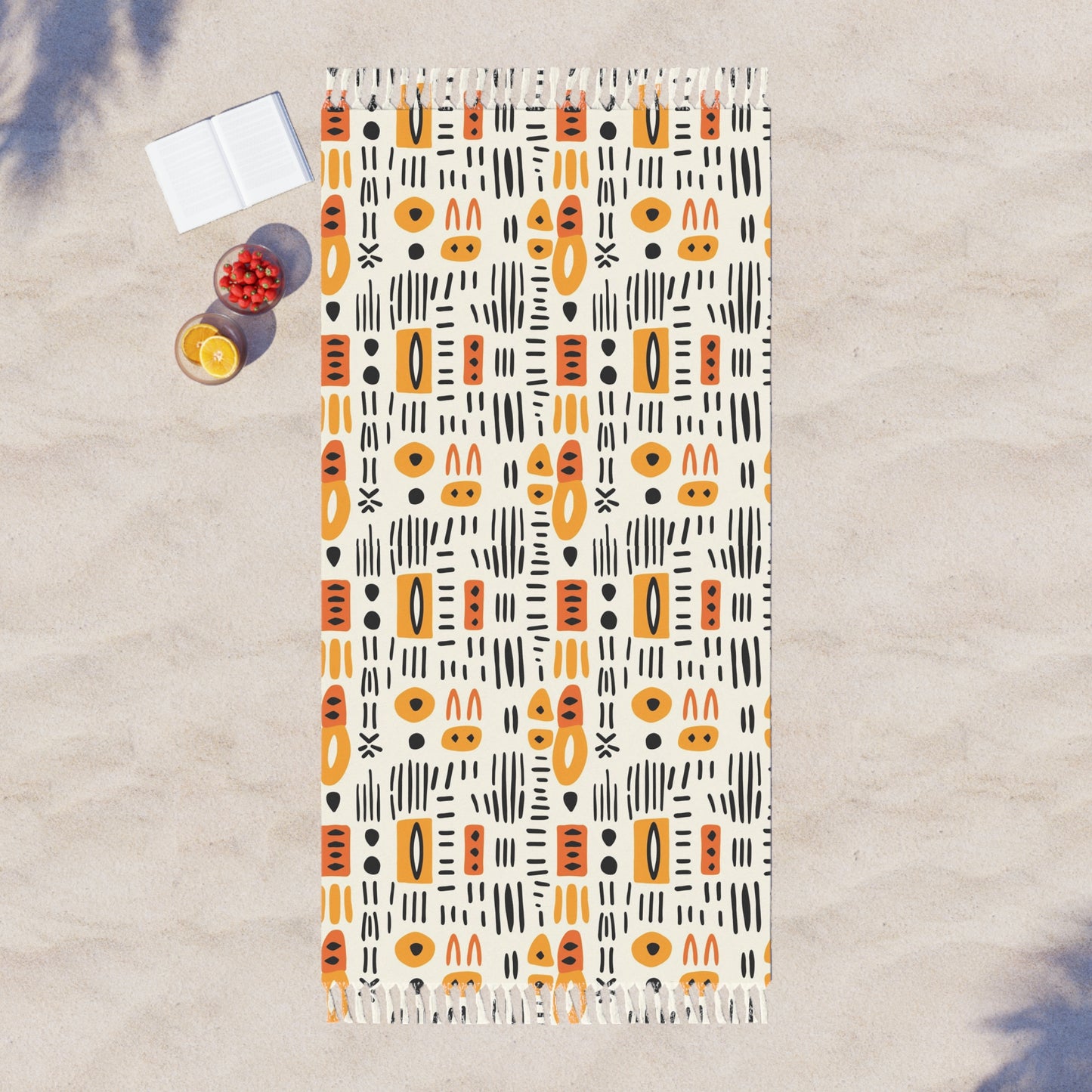 Boho MudCloth Beach Cloth-Sanktuari Decor