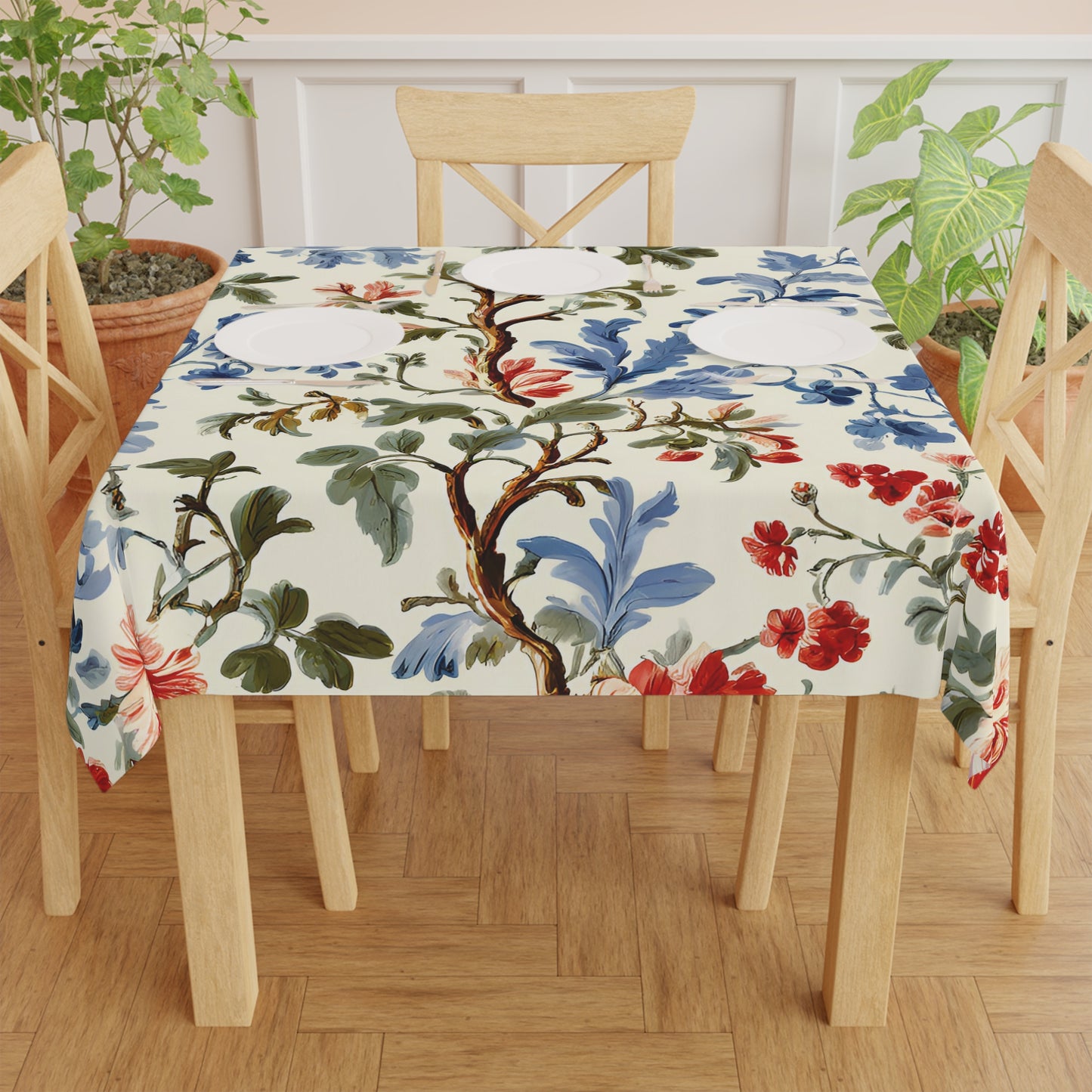 Chinoiserie Tablecloth-Sanktuari Decor