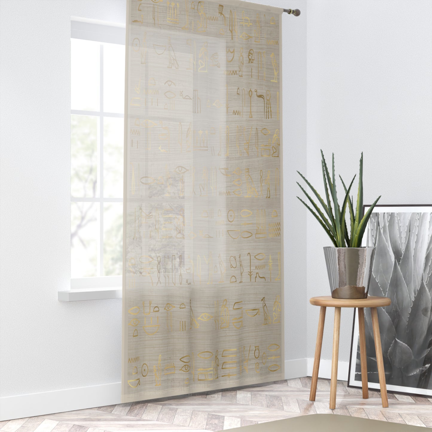 Egyptian Hieroglyphics Curtains-Sanktuari Decor