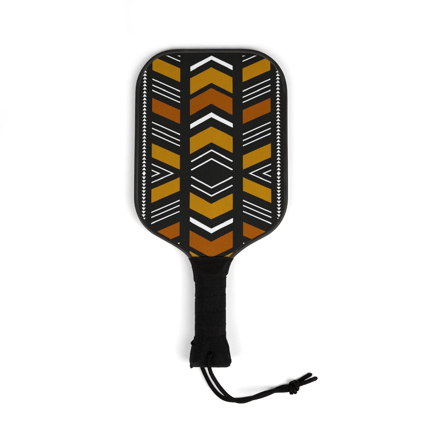 Mudcloth Print Pickleball Paddle Set