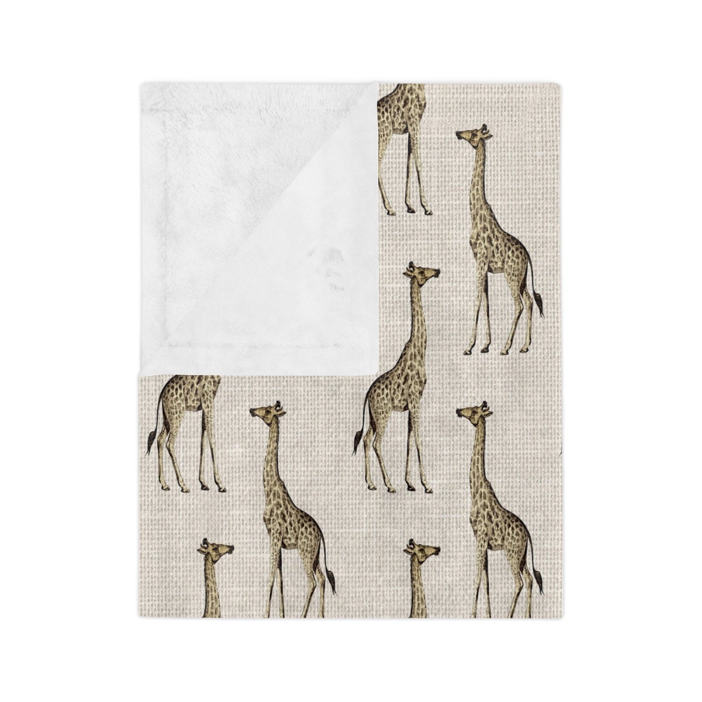 Giraffes Throw Blanket-Sanktuari Decor