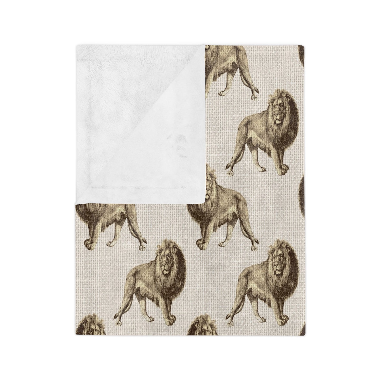 Lion "Leo" Throw Blanket-Sanktuari Decor