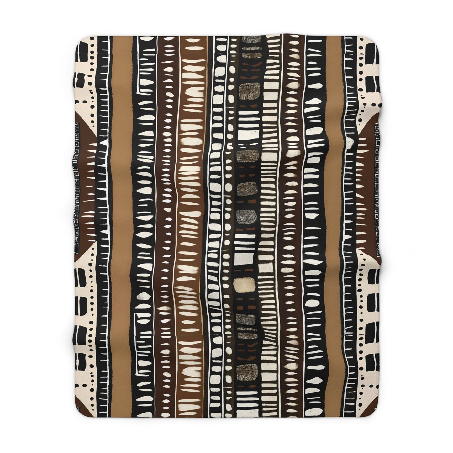 Patterned fabric with vertical lines on a white background