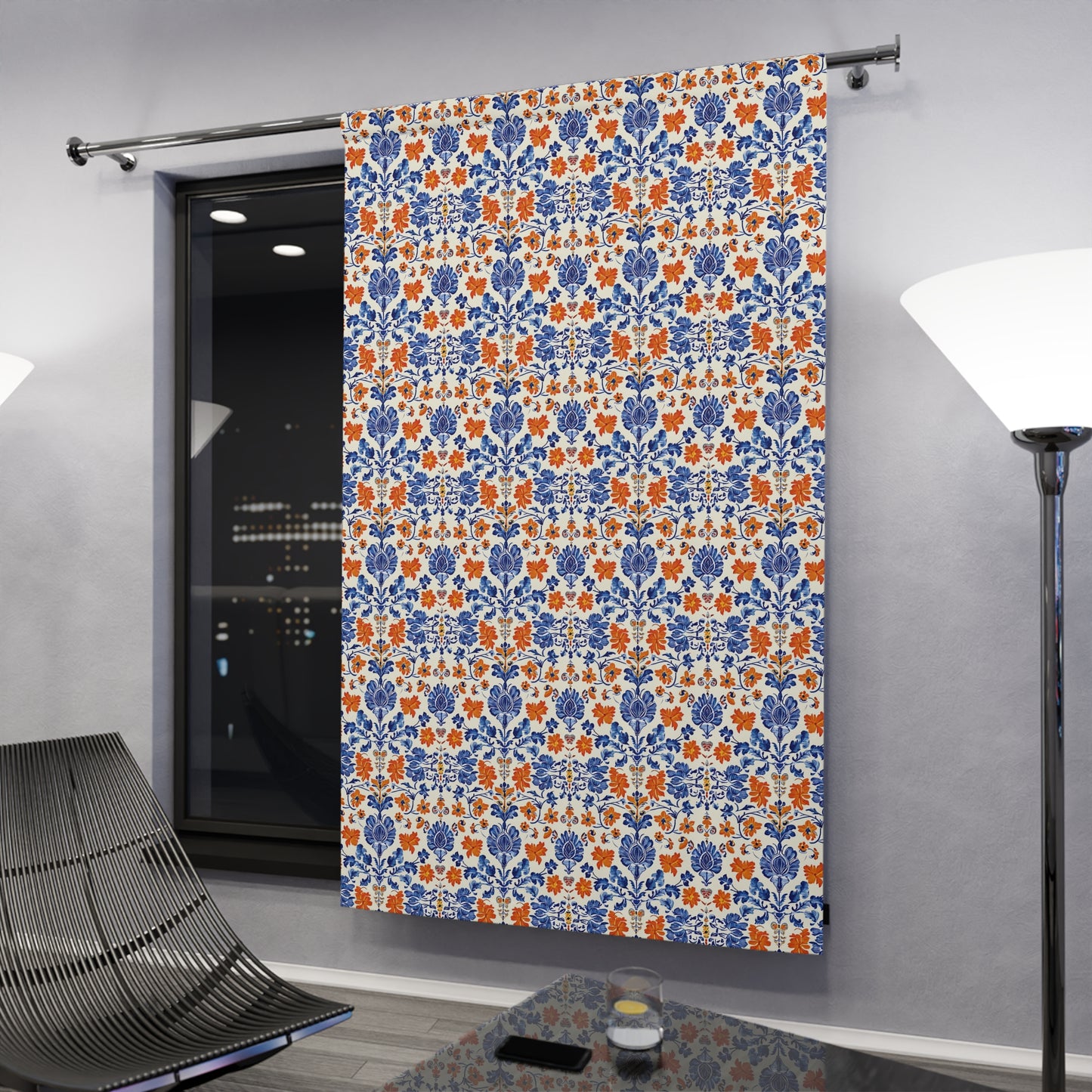 Toile Print Curtain-Sanktuari Decor
