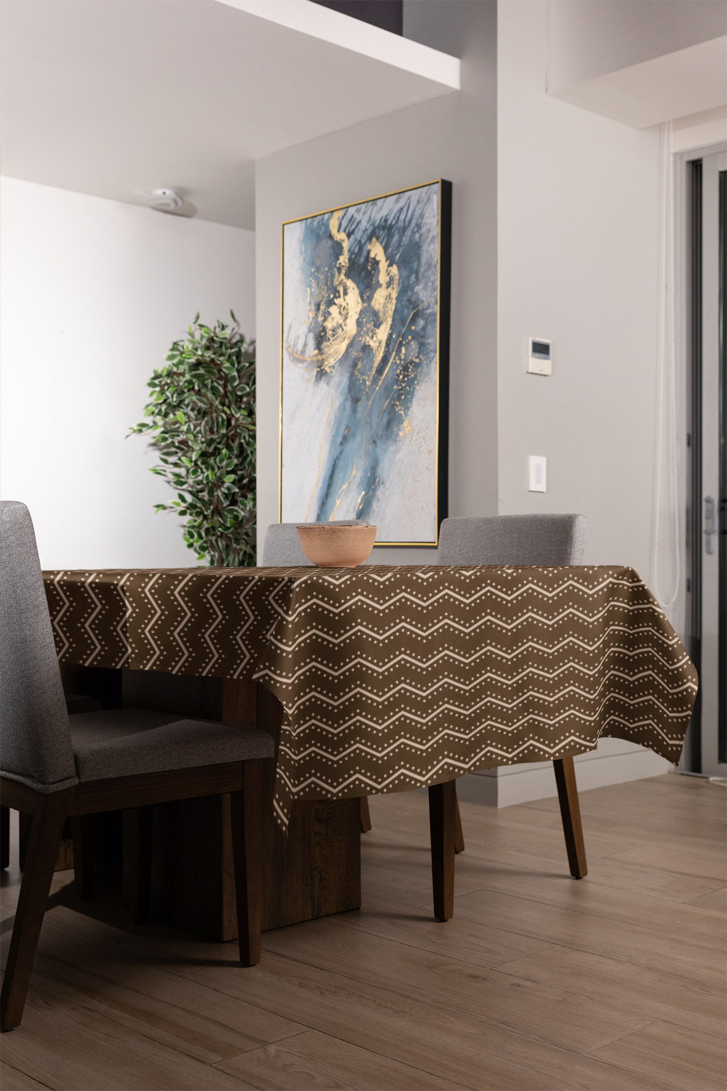 Tribal Mudcloth Tablecloth-Sanktuari Decor