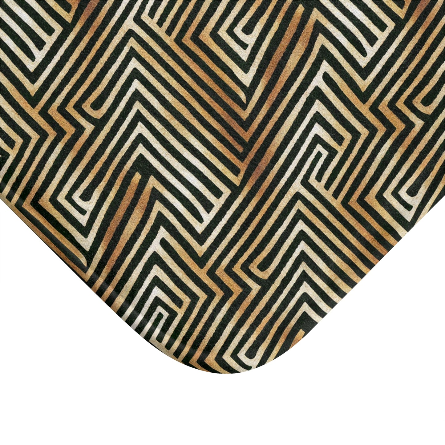 Abstract Geometric Lines Bath Mat - SANKTUARI DECOR