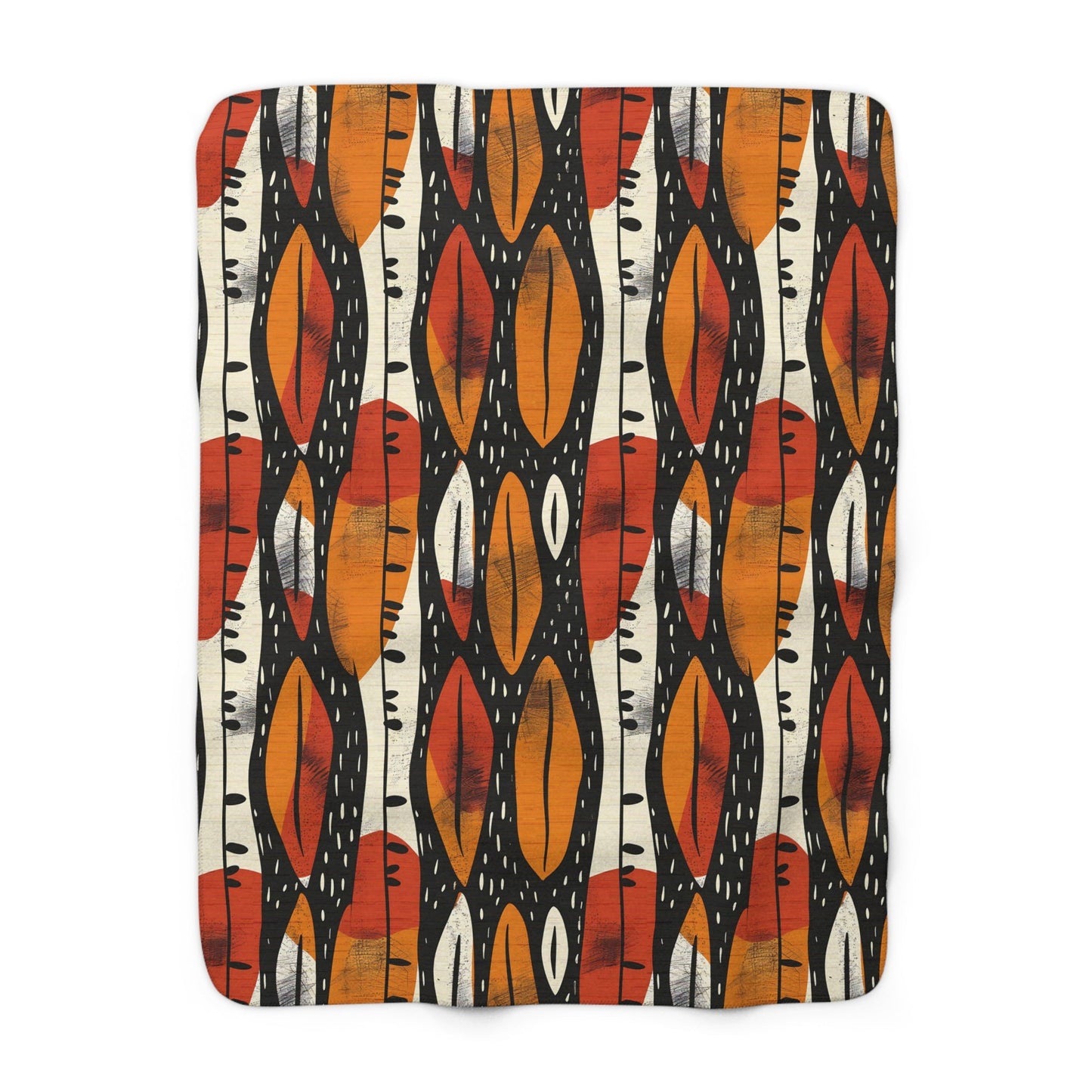 Abstract Tribal Sherpa Blanket - SANKTUARI DECOR