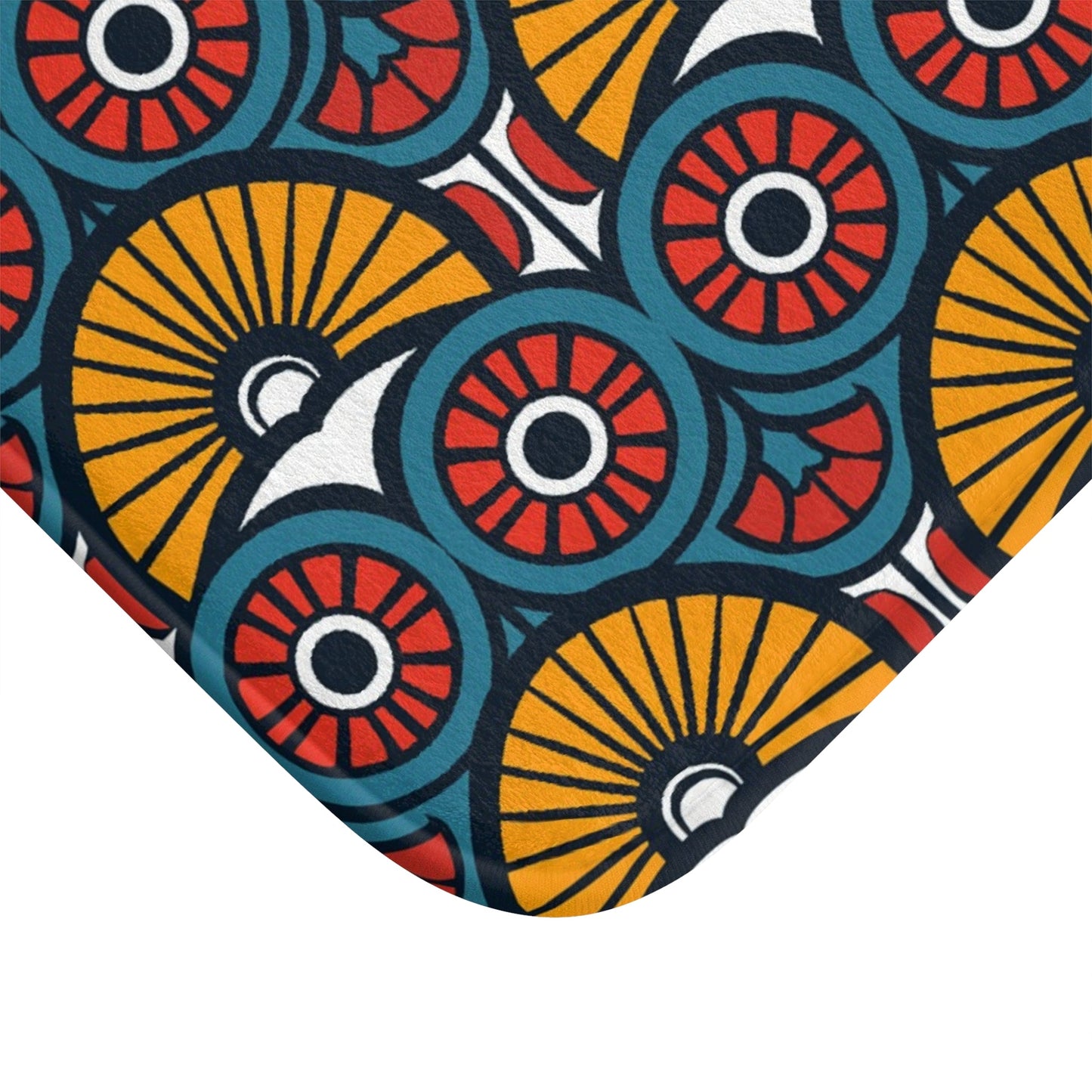 African Geometric Bath Mat - SANKTUARI DECOR
