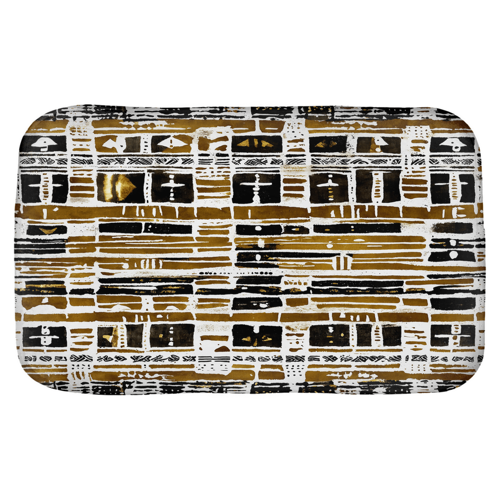 Bogolan Mudcloth Bath Mat - SANKTUARI DECOR