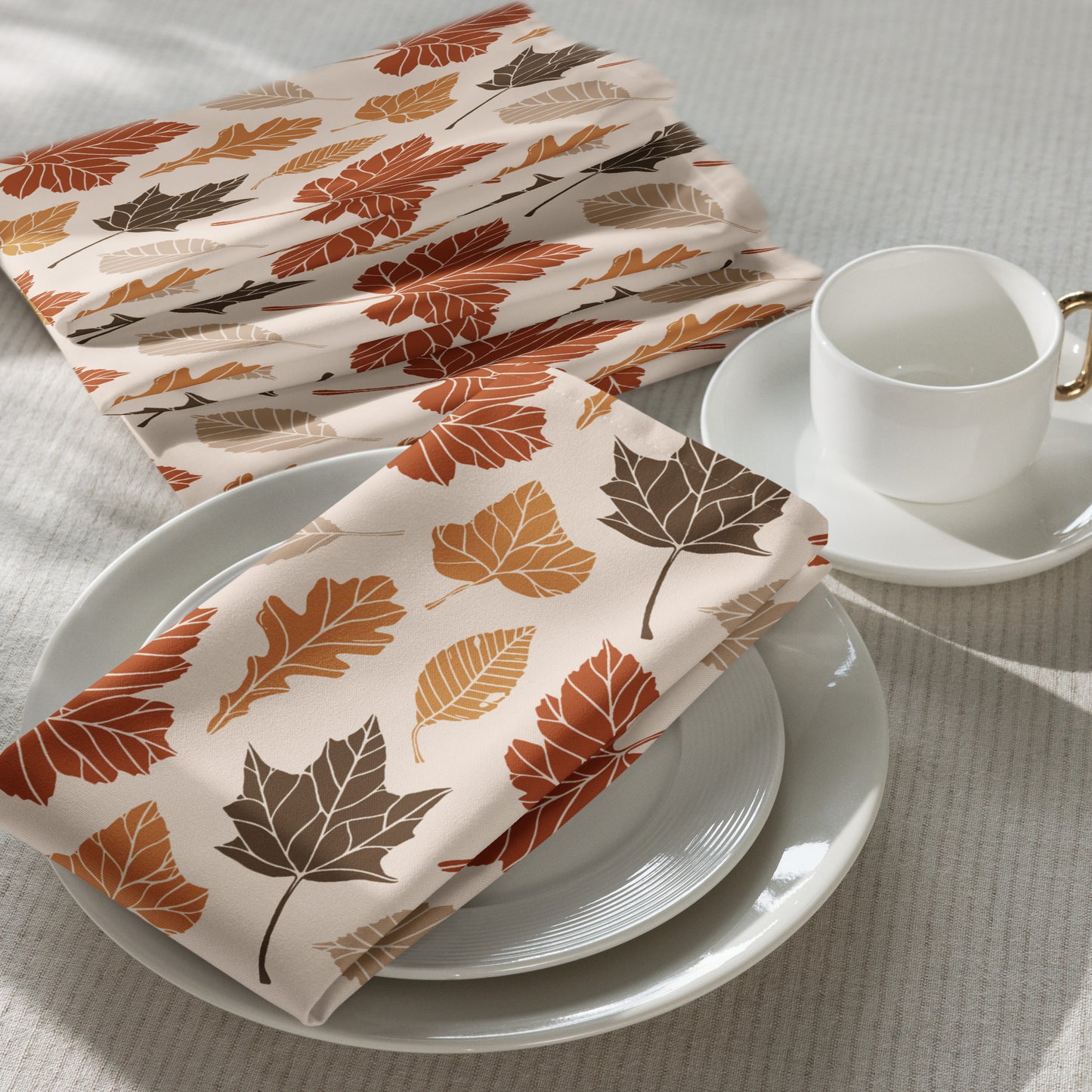 Fall Leaves Napkins Set