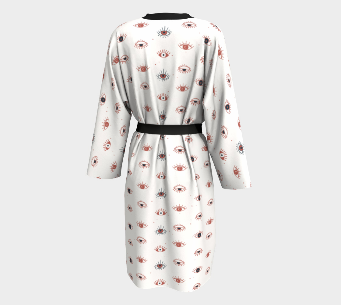 Evil Eye Peignoir Robe