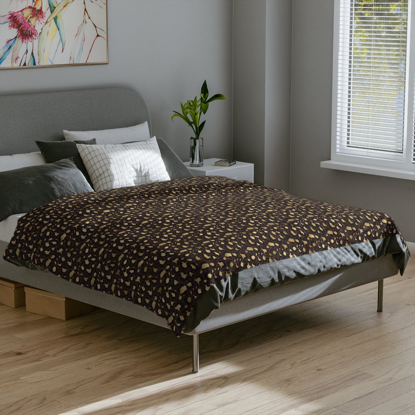Leopard Print Blanket - SANKTUARI DECOR