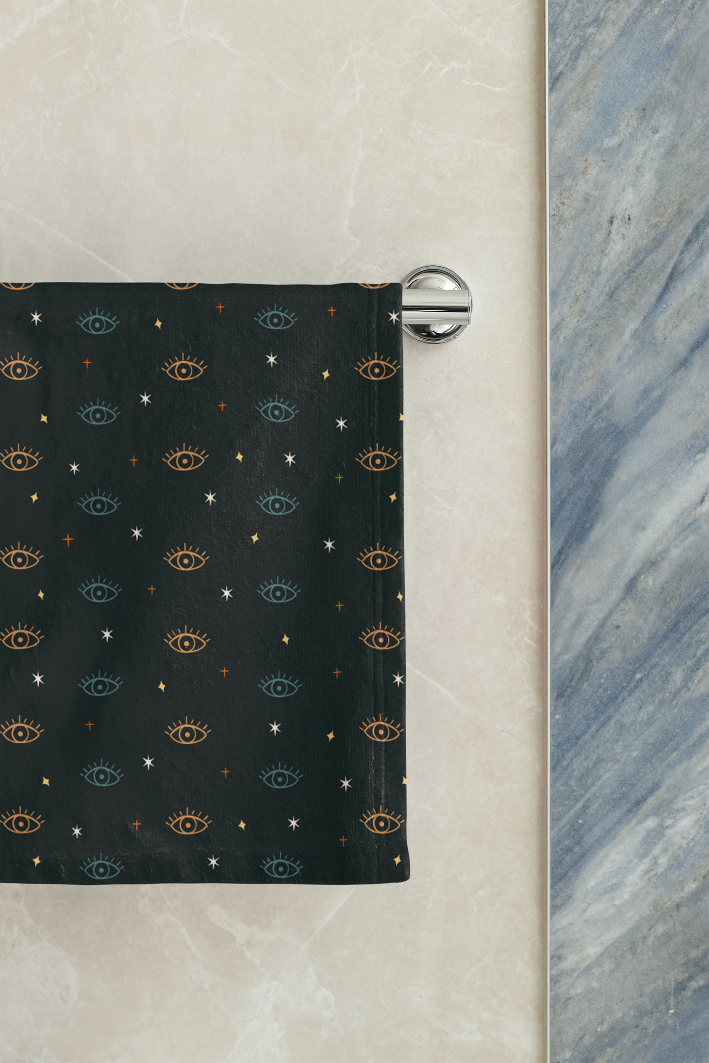 Boho Evil Eye Protection Hand Towel