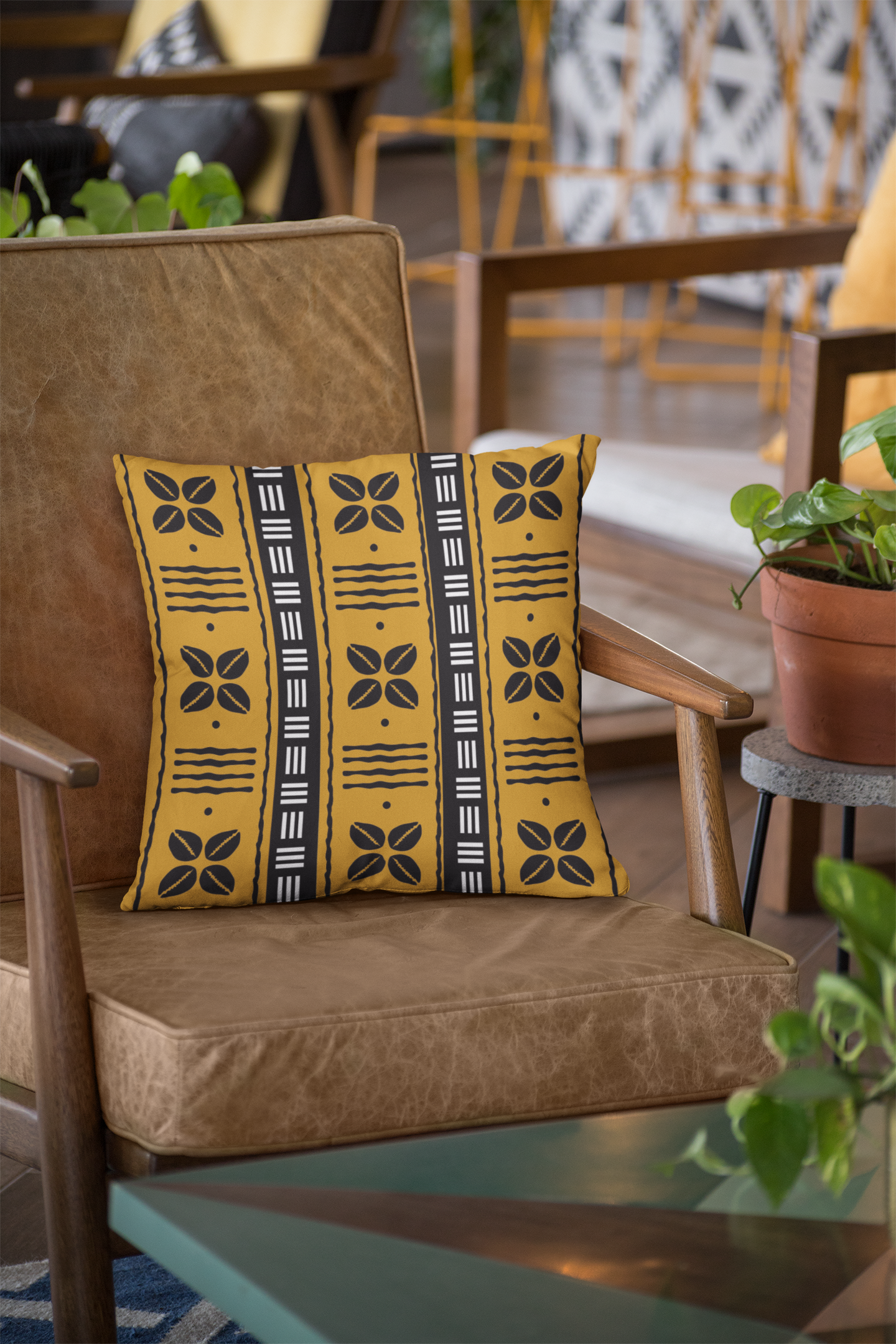 African Shells Pillow Cover