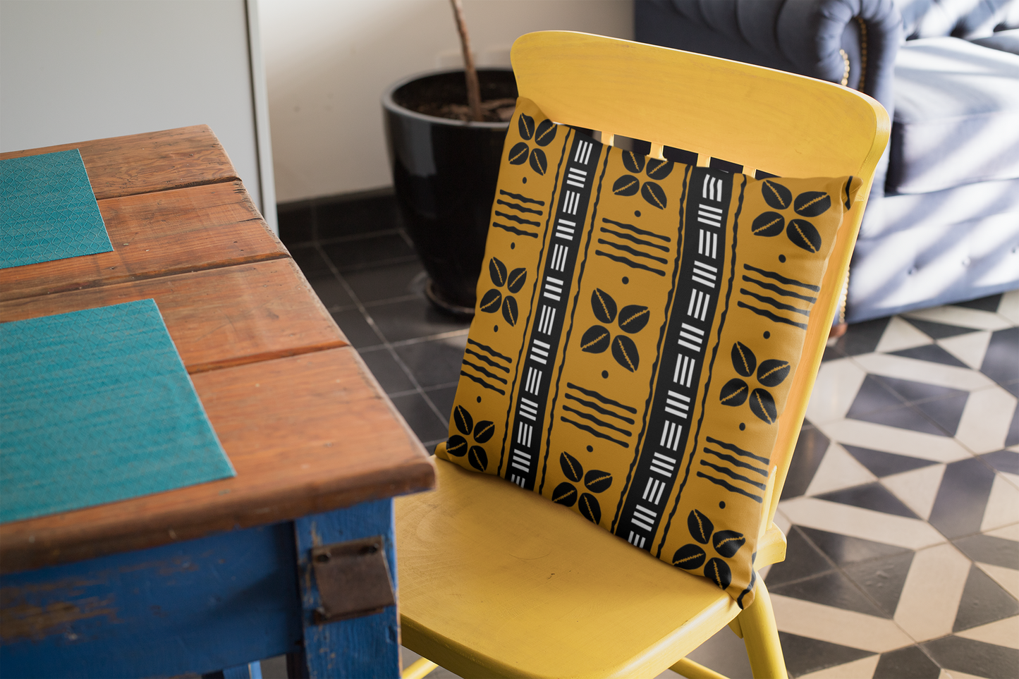 African Shells Pillow Cover