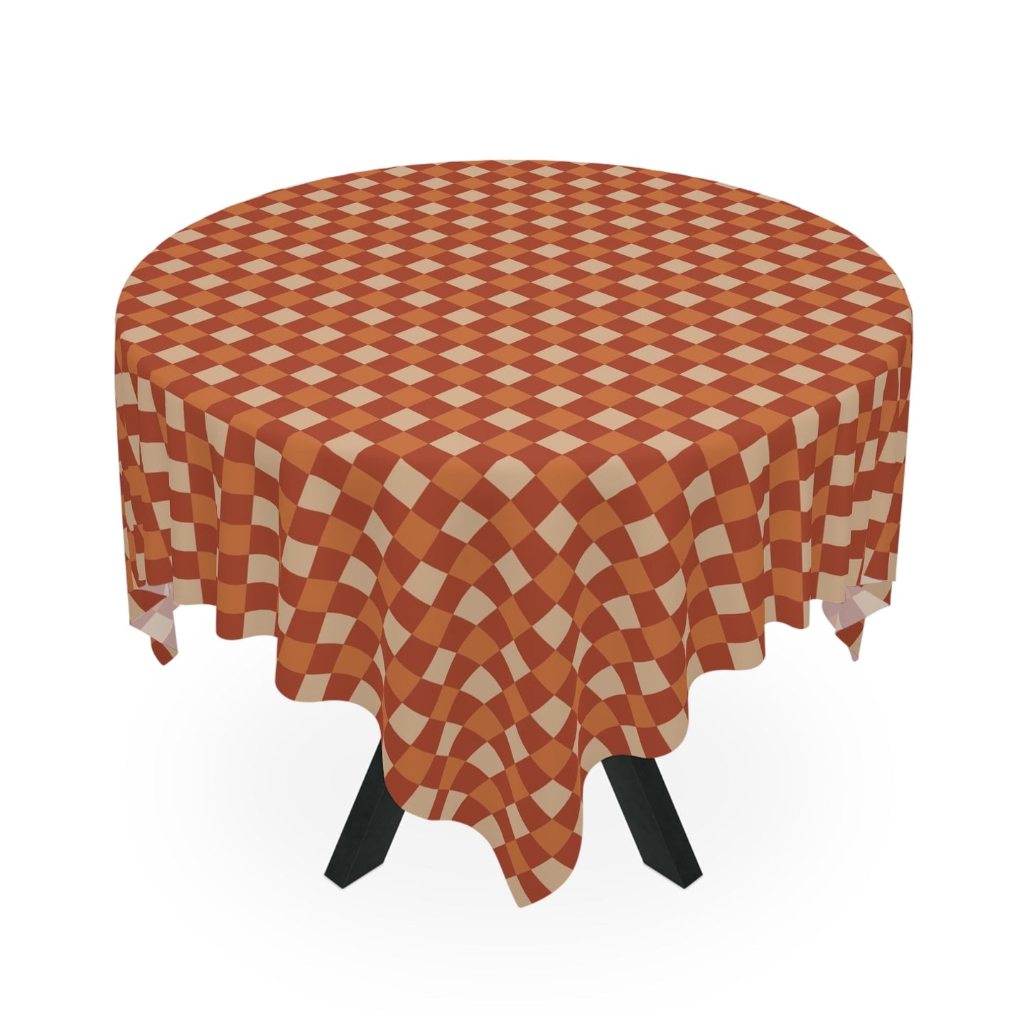 Rustic Checkered Tablecloth - SANKTUARI DECOR