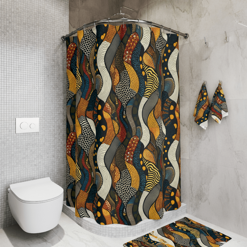 Snake Print Bathroom Set - SANKTUARI DECOR
