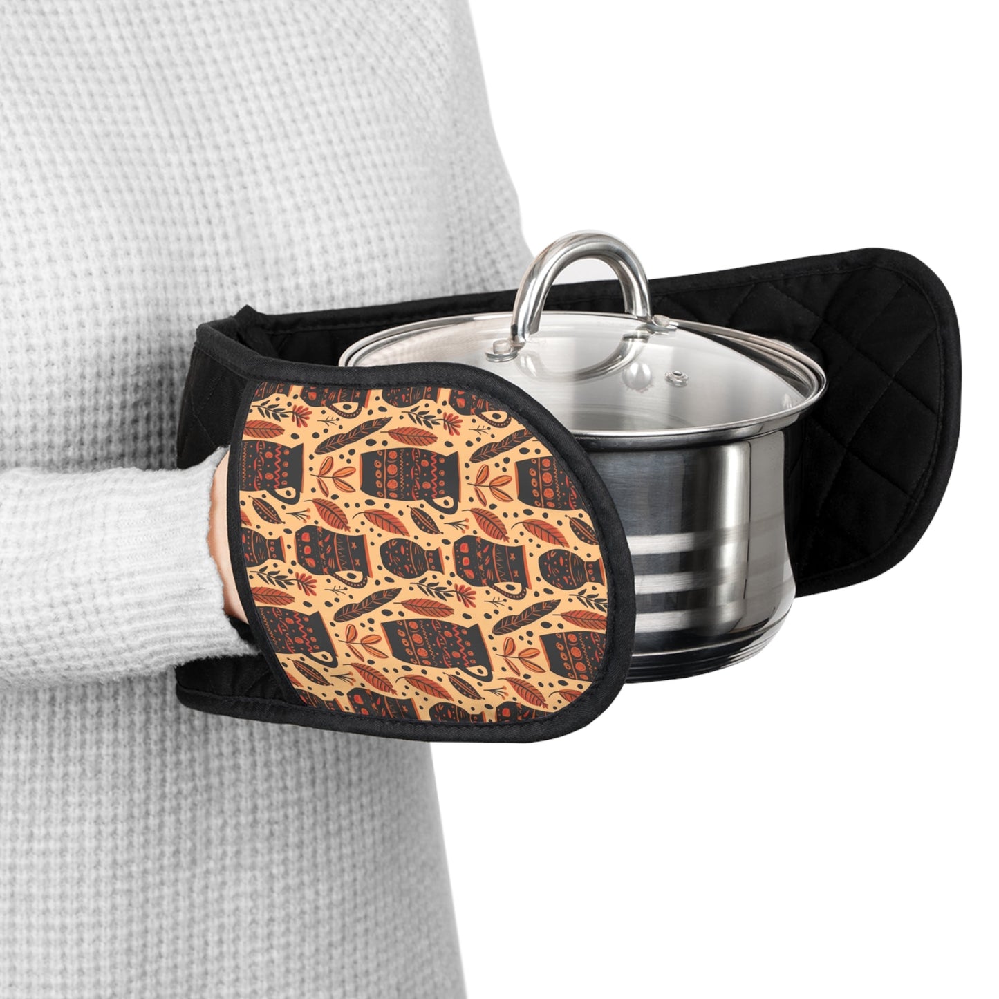 Tribal Print Oven Mitts - SANKTUARI DECOR
