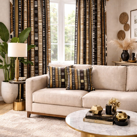 African Mudcloth Living Room Bundle