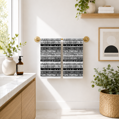 African Mudcloth Hand Towel