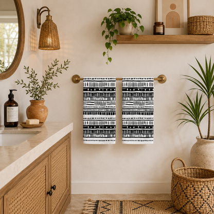 African Mudcloth Hand Towel