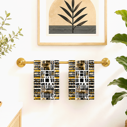 Toalla de manos con lunares MudCloth