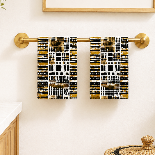 Mudcloth Polka Dot Hand Towel