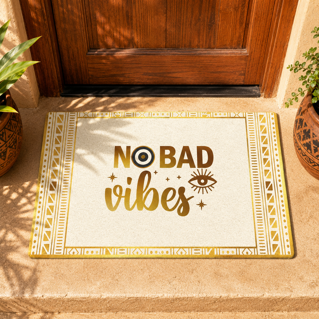 No Bad Vibes Doormat