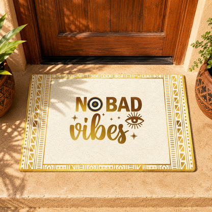No Bad Vibes Doormat