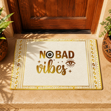 ممسحة أرجل "لا للمشاعر السلبية"