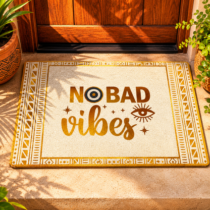 No Bad Vibes Doormat