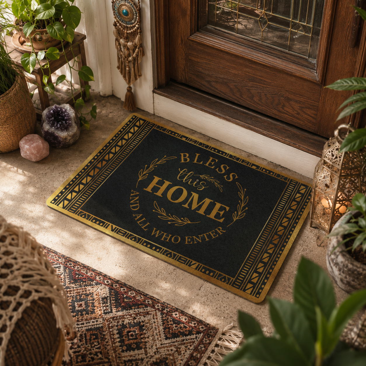 Bless This Home Welcome Mat