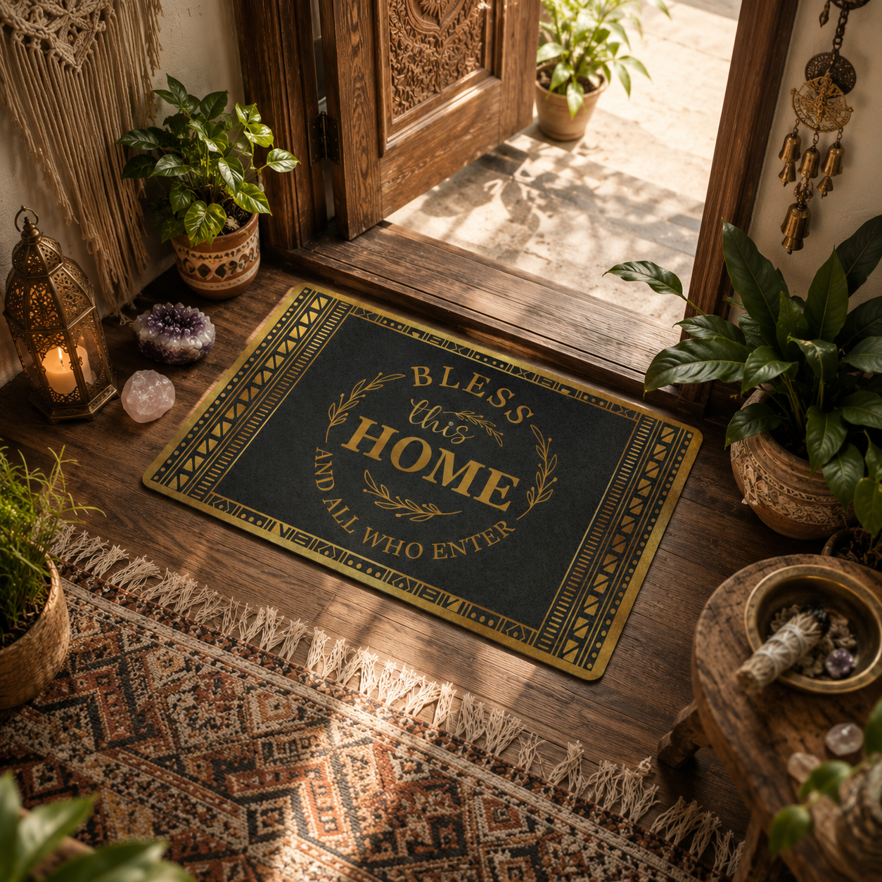 Bless This Home Welcome Mat